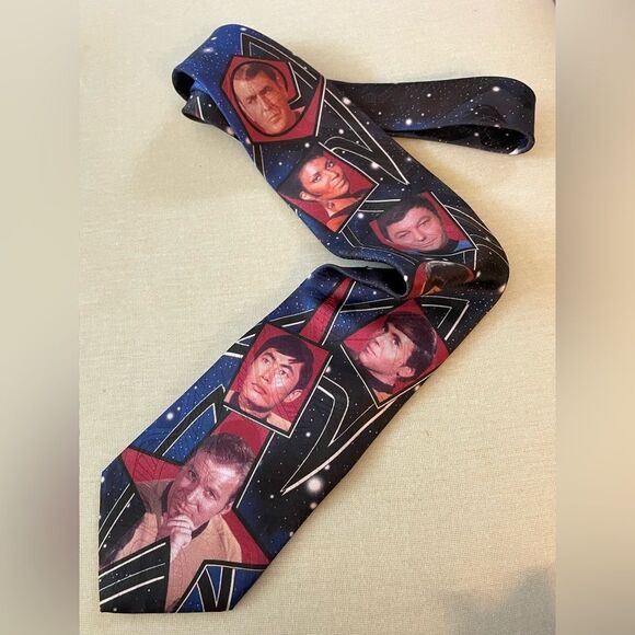 Star Trek Original Series Crew Tie Ralph Marlin 1994 - Picture 1 of 6